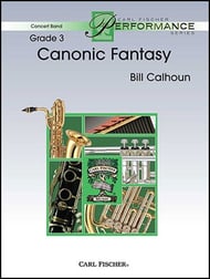 Canonic Fantasy Concert Band sheet music cover Thumbnail